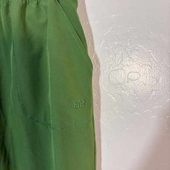 Albion Jogger Pants Womens XS Petite Green Elastic Waist Cuffed Pockets Athletic - Picture 2 of 8